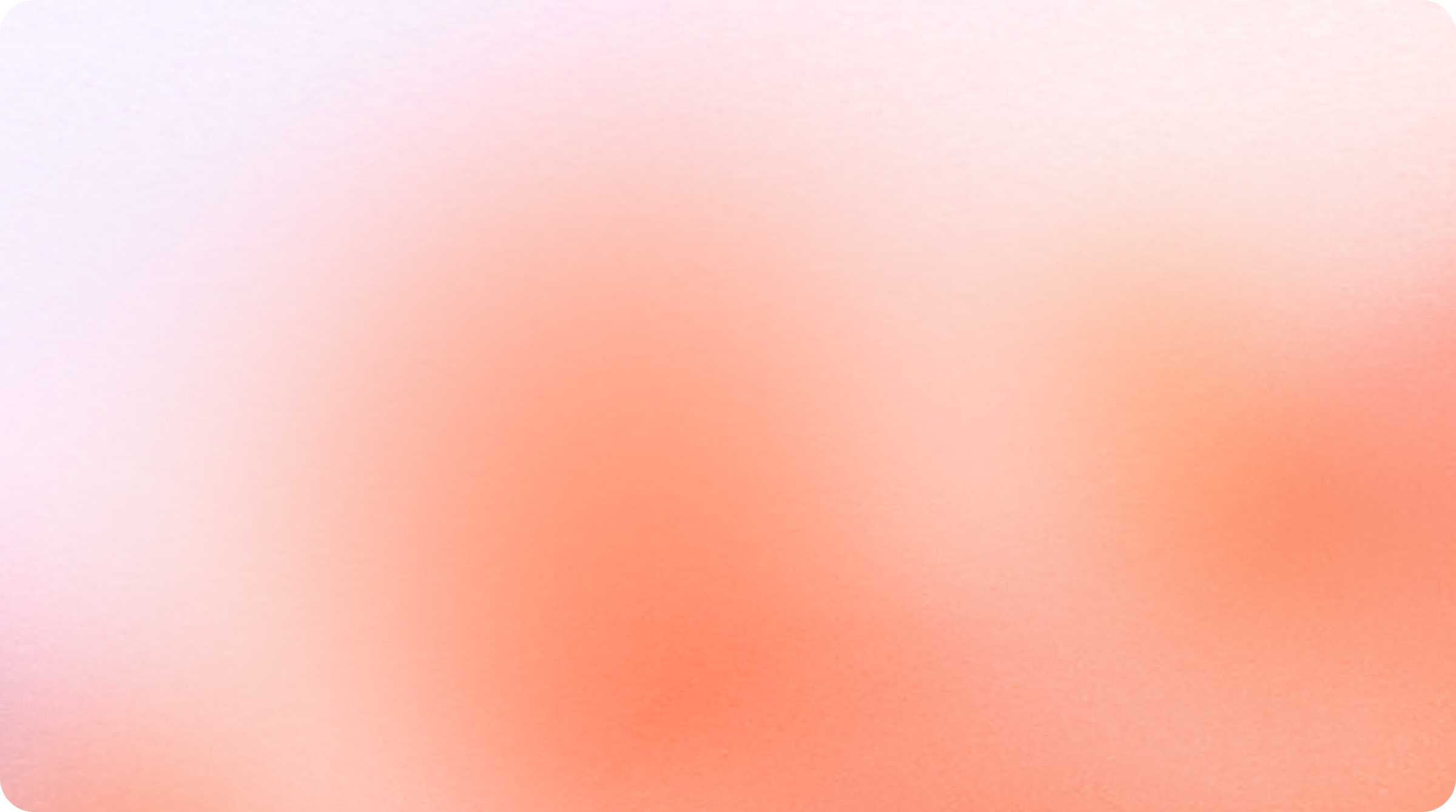 Gradient background transitioning from light pink to orange